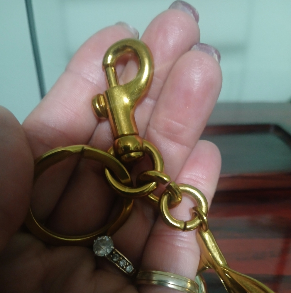 Gold Cherry Charm/Keychain - Picture 3 of 3